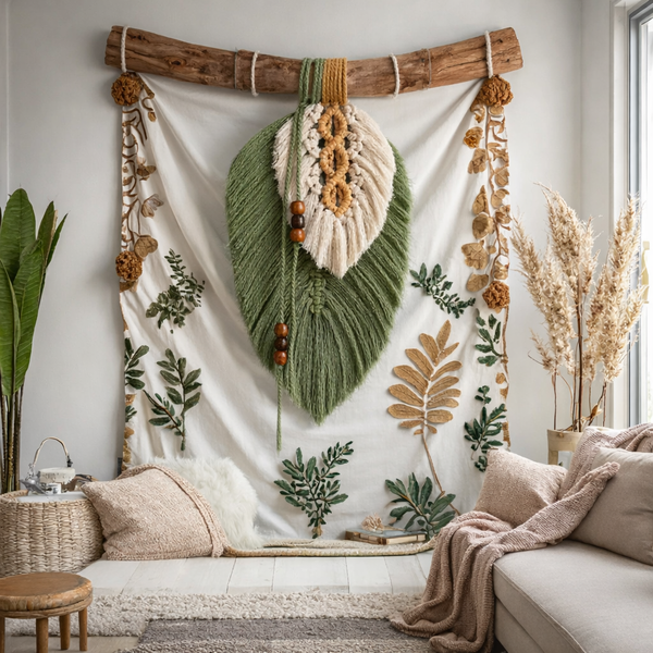 Large Leaf Handmade Decor