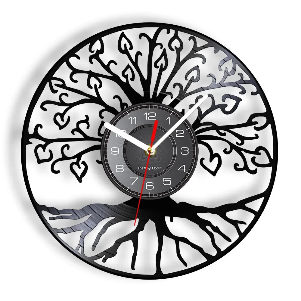 Tree of Life Retro Wall Clock