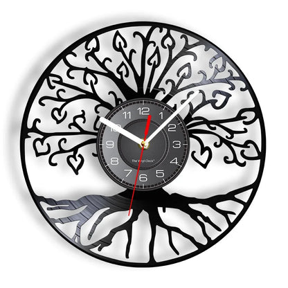 Tree of Life Retro Wall Clock