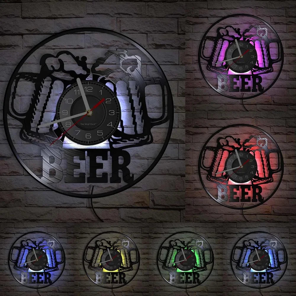 Modern Drinking Hour Clock