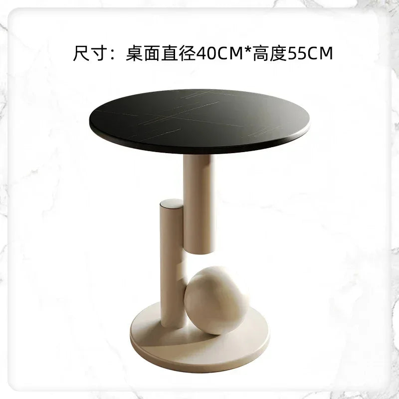 French Rock Slab Coffee & Side Table