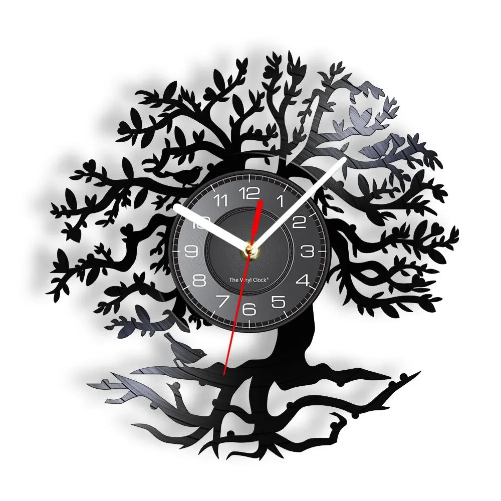 Tree of Life Retro Wall Clock