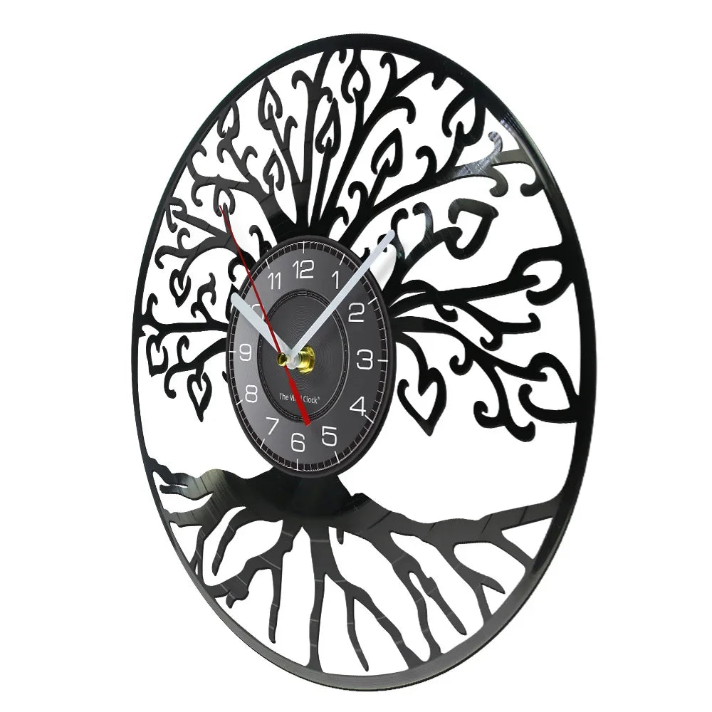 Tree of Life Retro Wall Clock