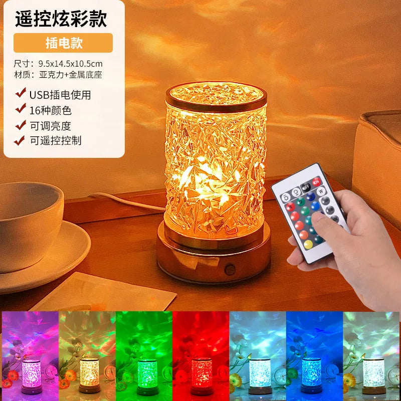 Bedside Lamp Night Lights Table Lamp For Bedroom  Desk Lamp Bedside Night Light with Cylinder Lamp Shade Home Decor