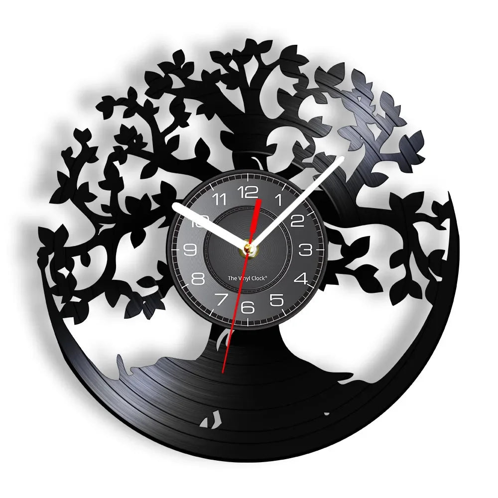 Tree of Life Retro Wall Clock