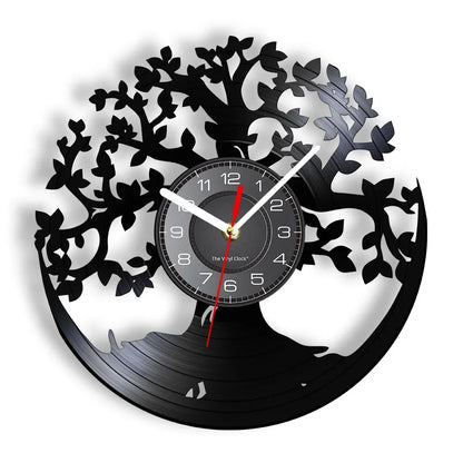 Tree of Life Retro Wall Clock