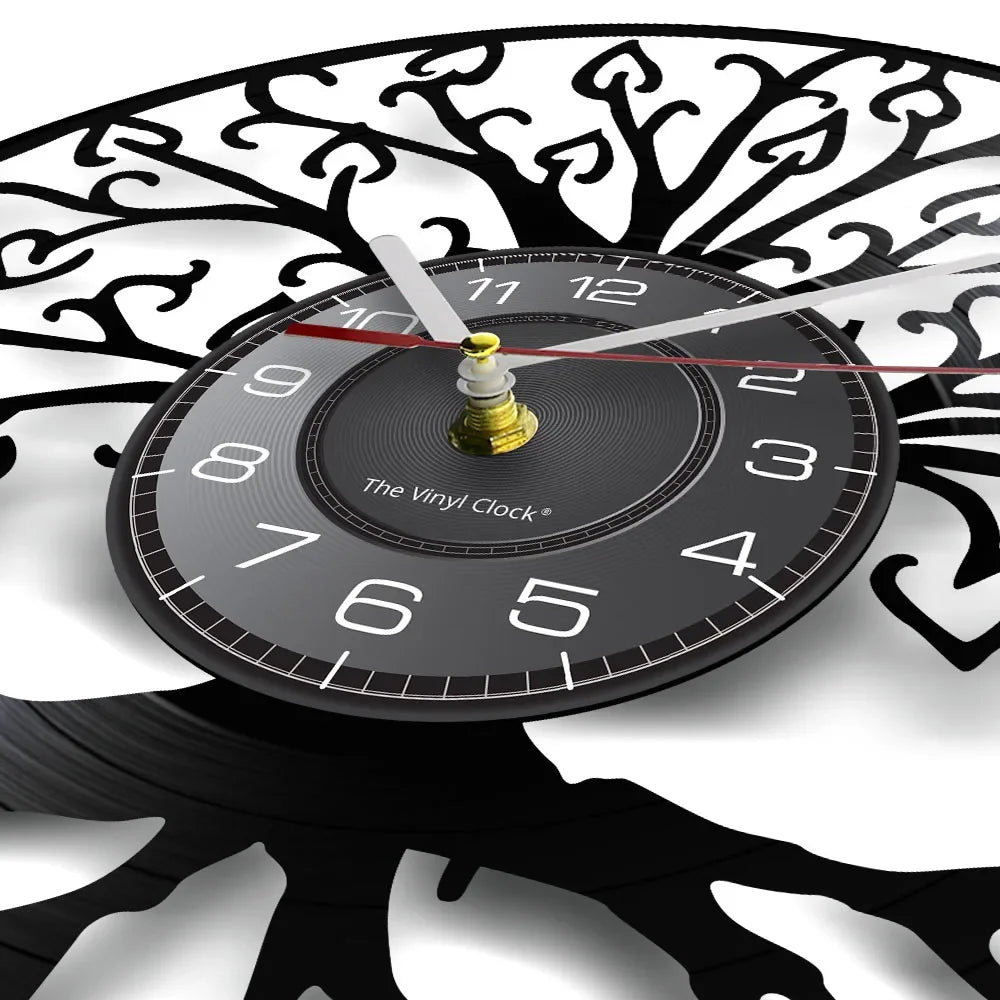 Tree of Life Retro Wall Clock
