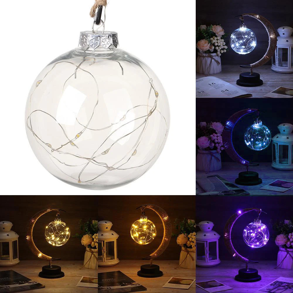 LED Moon Lamp Rattan Night Light Battery USB Night Lamp for Kids Baby Children Bedroom Table Desk Lamp Warm White RGB Nightlight