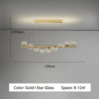 Modern Chandeliers  Sky Glass Bubble Design