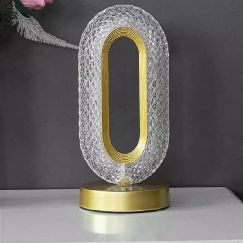 B84B-Bedroom Bedside Night Light Touch Dimming Modern Desk Lamp Table Lamp Living Room Romantic Atmosphere Decor Lamp