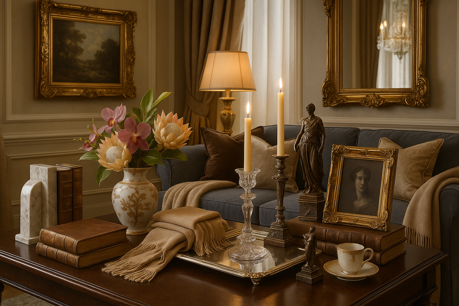 home luxary decor and elegant accessories