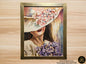 Woman with Hat & Flowers –Portrait Egypt